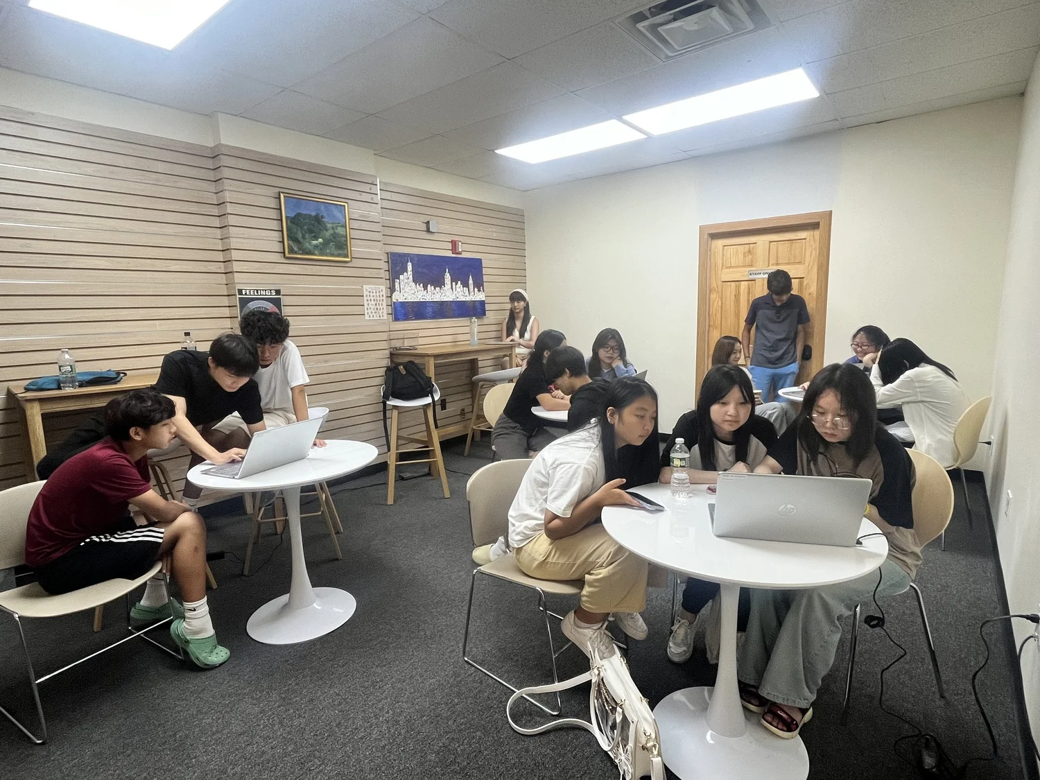 An EngageAI classroom teaching session